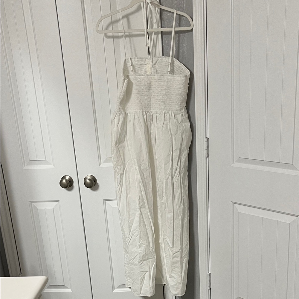 Universal Thread White Cotton Halter Strappy Maxi… - image 6